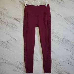 Lululemon All the Right Places Pant Size 6 in Ruby Wine *Like New*